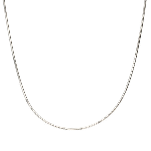 18ct White Gold 1.10mm Baby Snake Chain