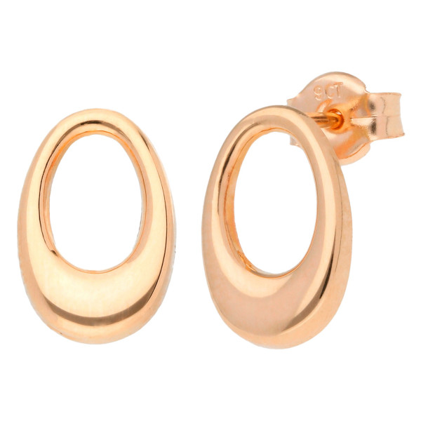 9ct Rose Gold Stud Earrings