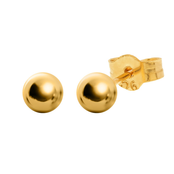 9ct Gold Ball Stud Earrings