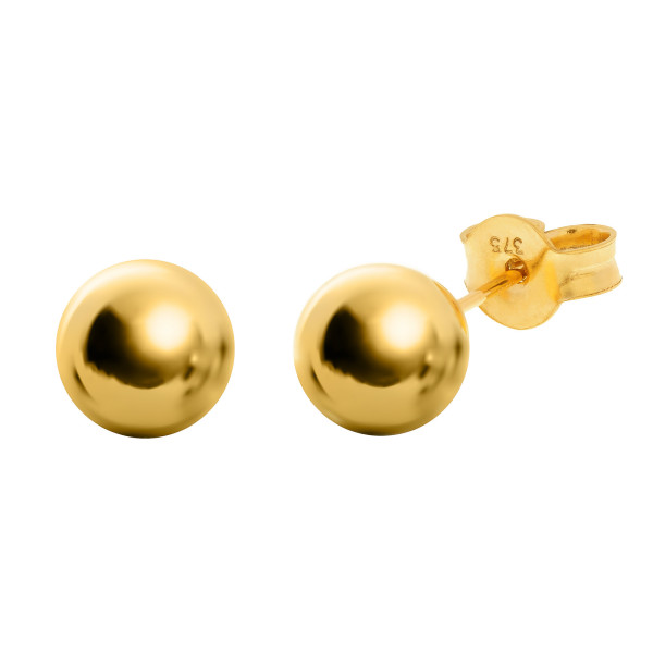 9ct Gold Ball Stud Earrings