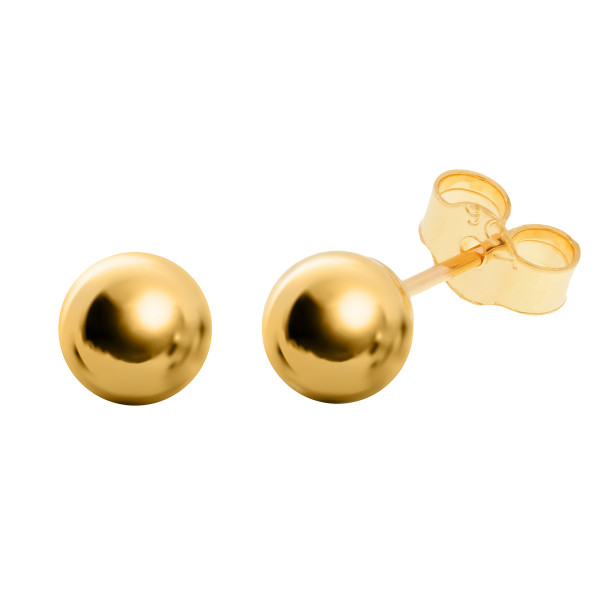 9ct Gold Ball Stud Earrings