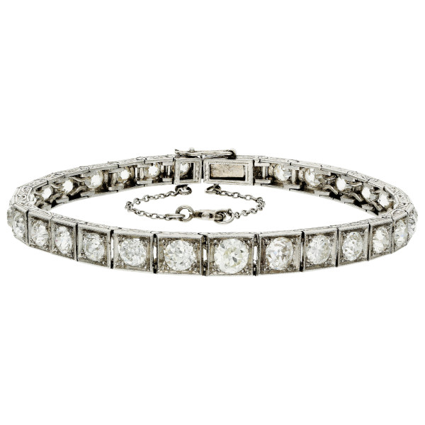 Art Deco Diamond Bracelet