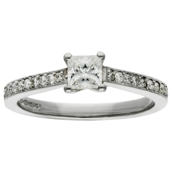 Platinum 0.40ct Diamond Engagement Ring