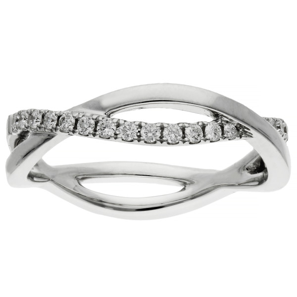 18ct White Gold 0.16ct Diamond Cocktail Ring