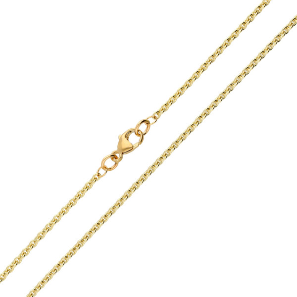 9ct Yellow Gold 1.93mm Close Link Trace Chain