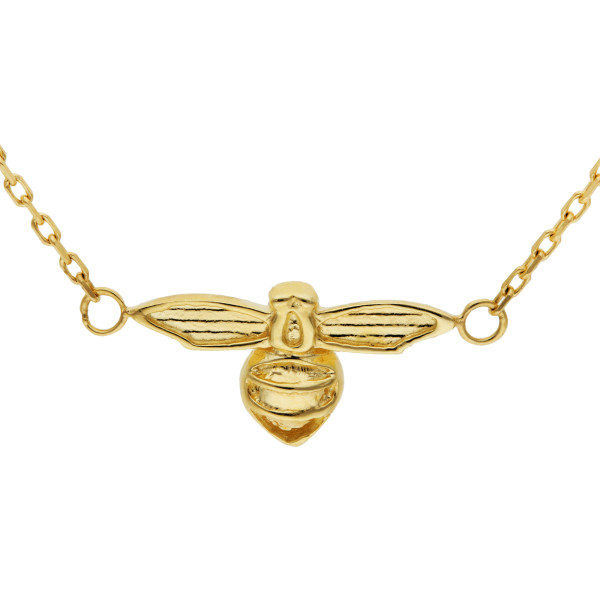 9ct Yellow Gold Bee Necklace