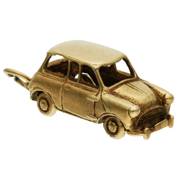 Vintage 9ct Yellow Gold Mini Minor Car Charm