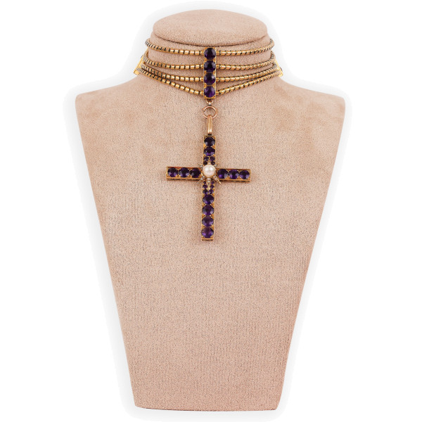 Victorian Amethyst Choker