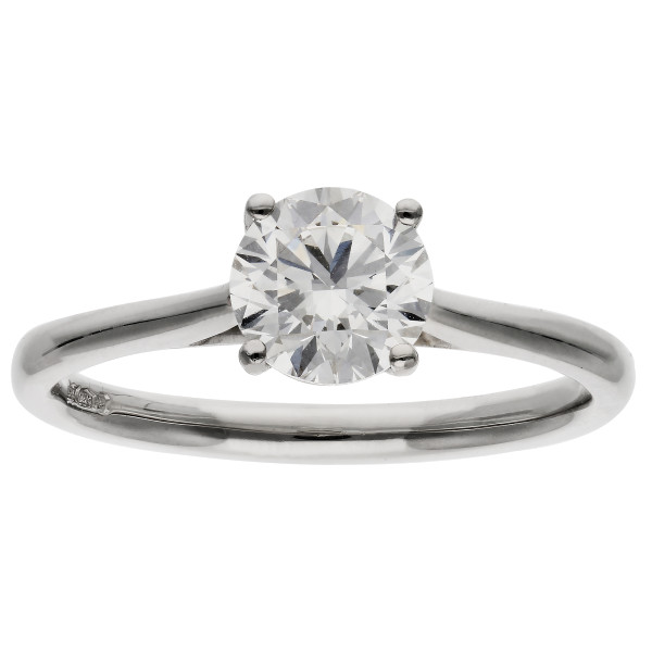 Platinum 0.90ct Lab Grown Diamond Engagement Ring