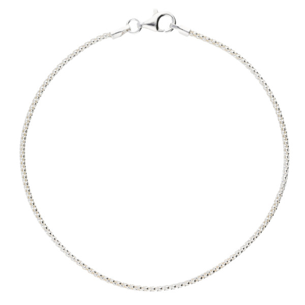 Sterling Silver 1.50mm popcorn Bracelet