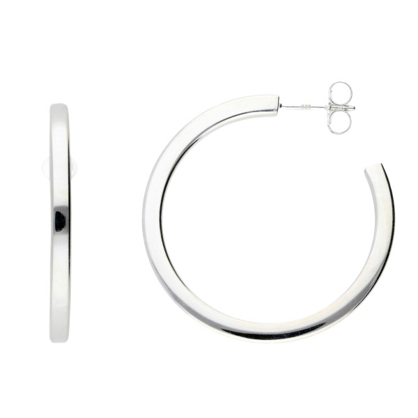 Sterling Silver Hoop Earrings