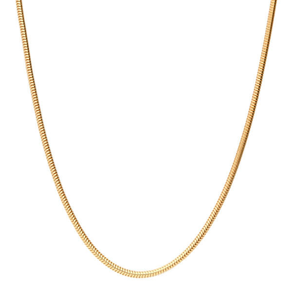  18ct Yellow 1.41mm Snake Chain