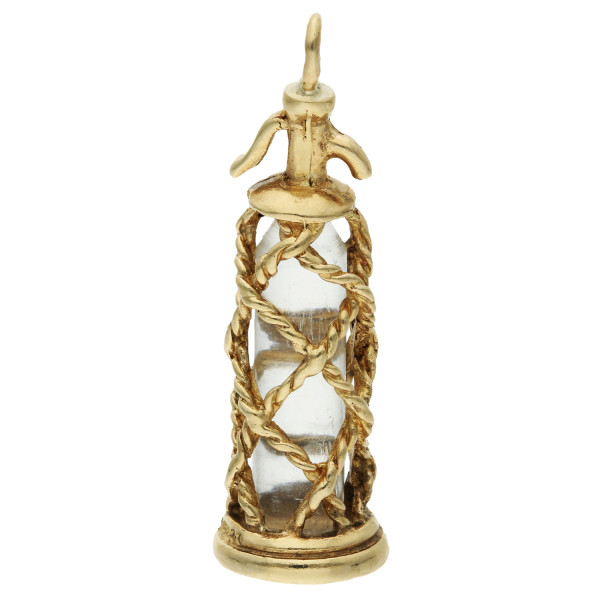 Pre Owned 9ct Yellow Gold Soda Syphon Charm