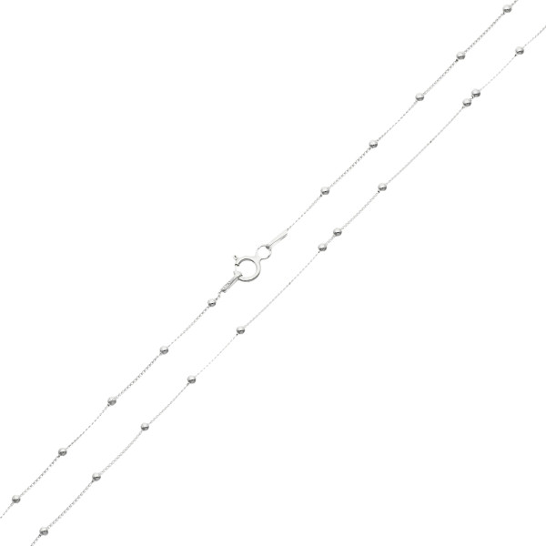 Sterling Silver Fine Curb Bead Chain