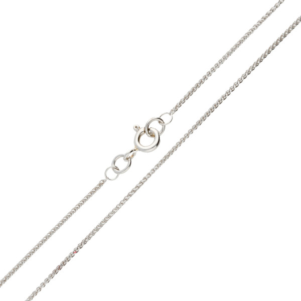 18ct White Gold 1.08mm Spiga Chain
