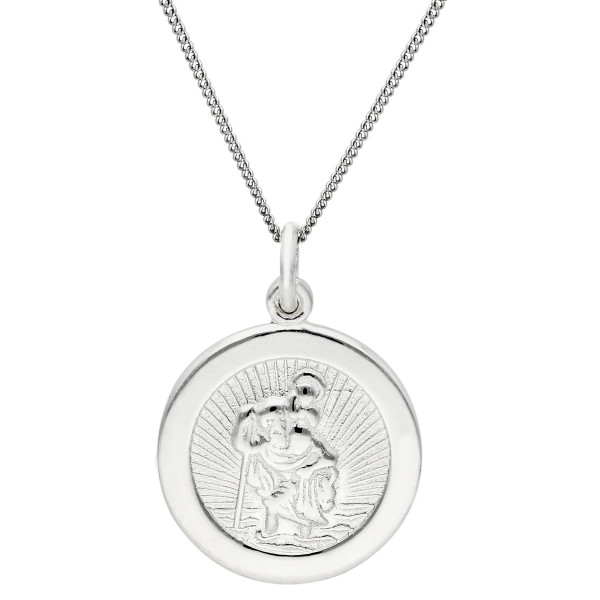 Sterling Silver St Christopher Pendant