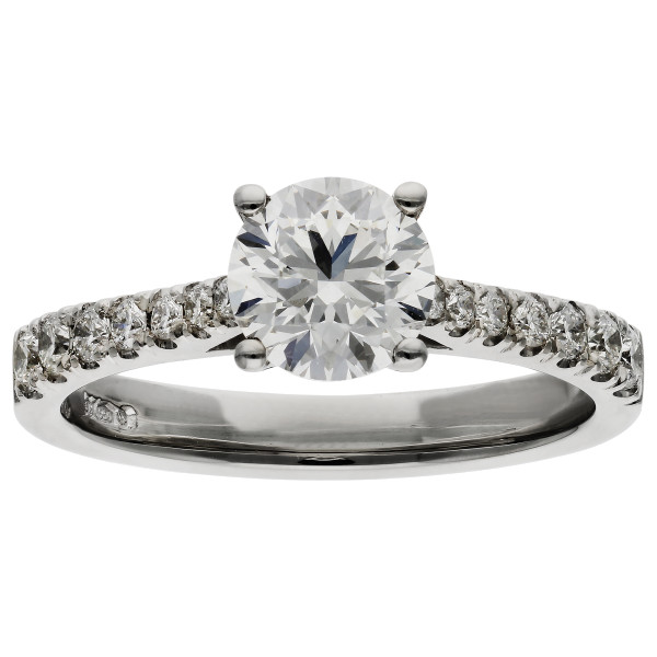 Platinum 1.00ct Lab Grown Diamond Engagement Ring