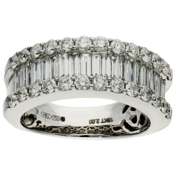 18ct White Gold 2.00ct Diamond Cocktail Ring