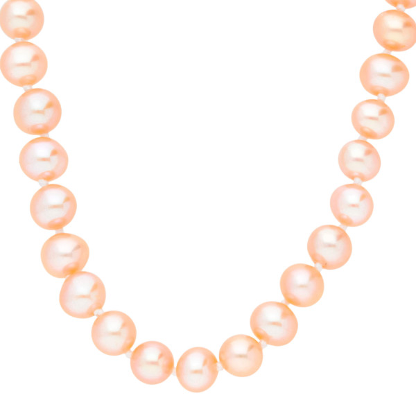 Sterling Silver Pearl Necklace