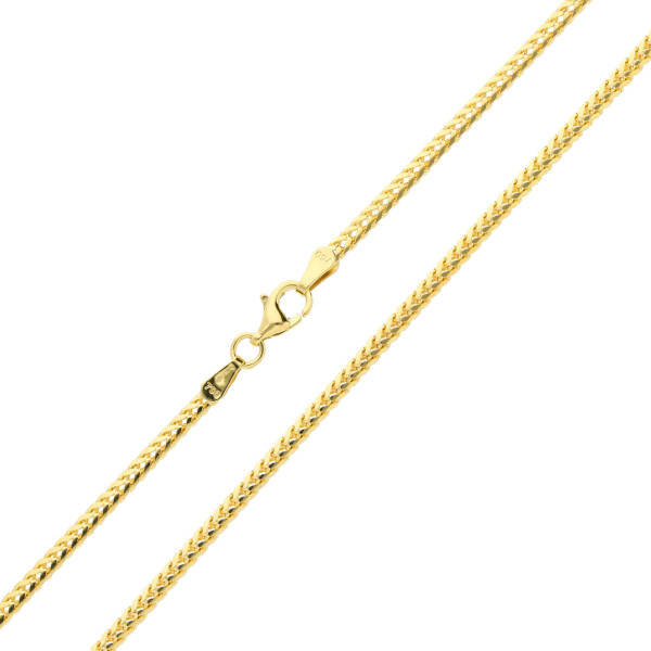 1.50mm 18ct Yellow Gold Cuban Franco Chain