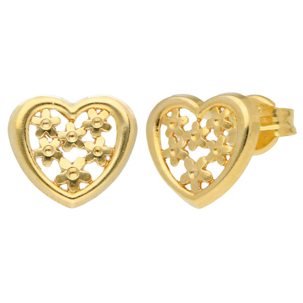 18ct Gold Stud Earrings