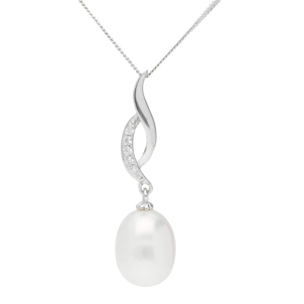 Sterling Silver Pearl Pendant