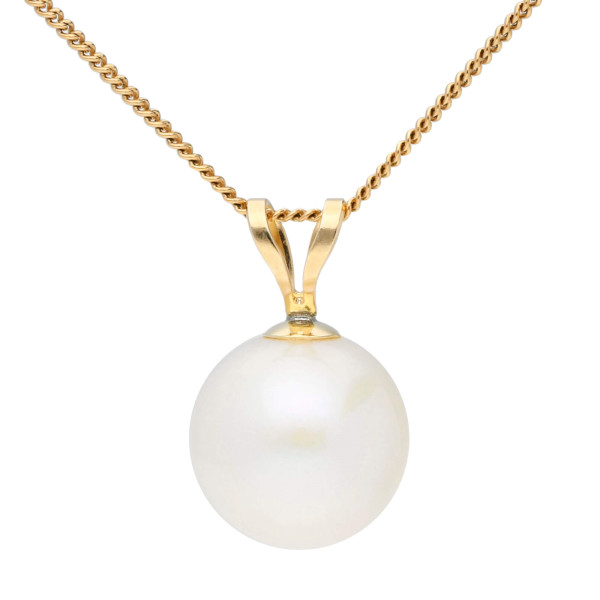 9ct Gold Pearl Pendant