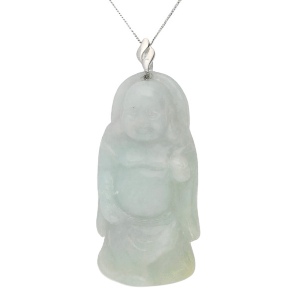 Sterling Silver Jadeite Pendant