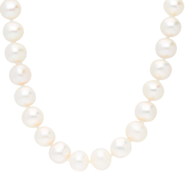 Sterling Silver Pearl Necklace