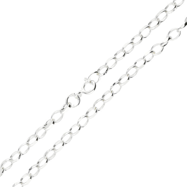 4.1mm Sterling Silver Belcher Chain 