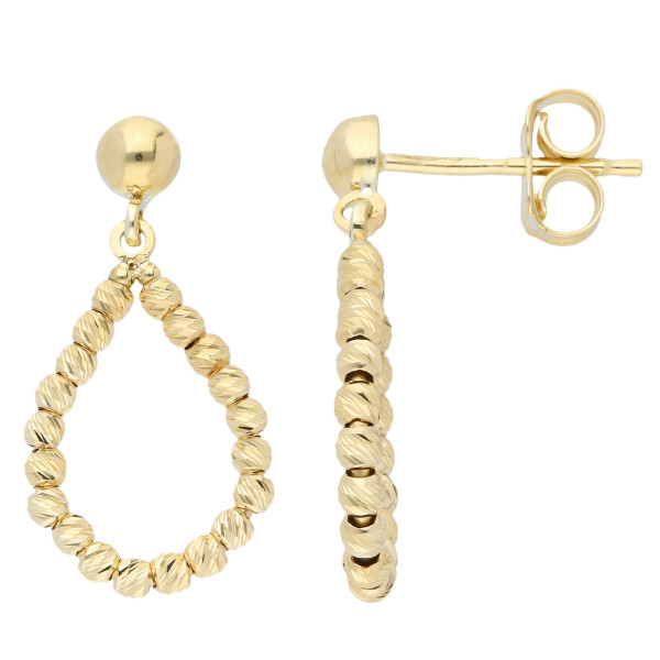 9ct Gold Drop Earrings