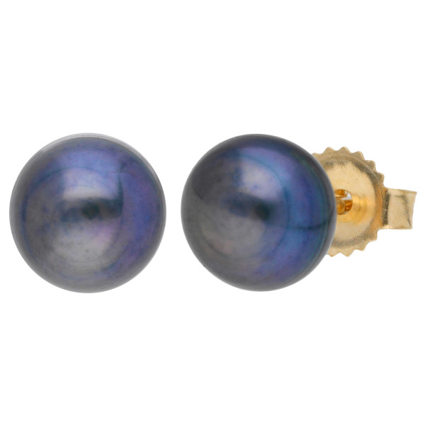 9ct Gold Pearl Stud Earrings