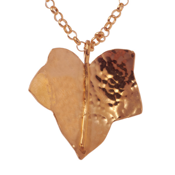 Rose Gold Plated Sterling Silver Ivy Pendant