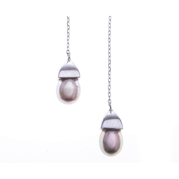 Sterling Silver Pearl Necklace