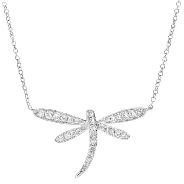 9ct White Gold 0.15ct Diamond Necklace