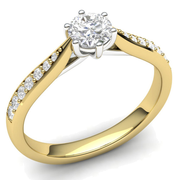 18ct Gold 0.50ct Diamond Solitaire Ring