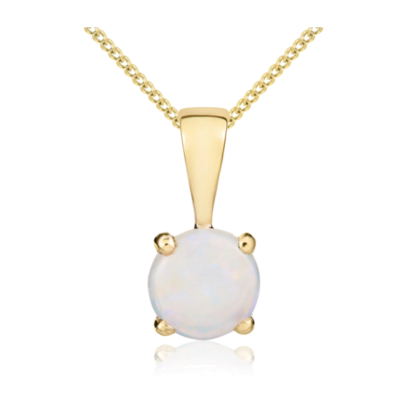 9ct Yellow Gold Opal Pendant