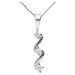 9ct White Gold 0.15ct Diamond Pendant