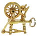 Pre-Owned 9ct Yellow Gold Spinning Wheel Charm