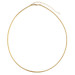Yellow Gold Plated Omega Chain Necklace