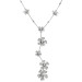 18ct White Gold De Beers Diamond Wild Flower Necklace