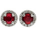 18ct Gold Ruby Earrings