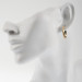 18ct Yellow Gold Knife Edge Hoop Earrings