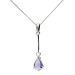 9ct White Gold 0.70ct Tanzanite Solitare Pendant