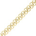  9ct Yellow Gold Double Circle Link Bracelet