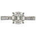 Platinum 1.53ct Natural Diamond Engagement Ring
