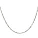 2.11mm Faceted 18ct White Gold Curb Chain 