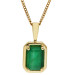 9ct Yellow Gold 0.50ct Emerald Pendant