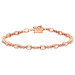 18ct Rose Gold & Morganite Tennis Bracelet