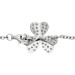 18ct White Gold Diamond Floral Necklace